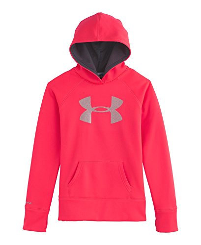 Under Armour Big Girls' Armour Fleece Storm Big Logo Hoodie (Youth)