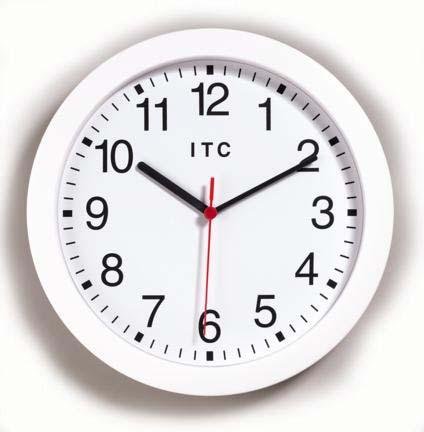 Infinity 19 Oversize White Wall Clock