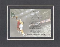 [Personalized Poem for Sons] My, Son, [Johnny] , I Will Always Love You . . . Poem on 11 x 14 inches Double Beveled Matting