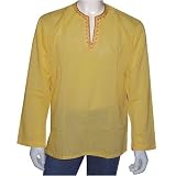 Shirts from India - Mens Casual Cotton Kurta