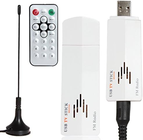 Dsloger Digital USB 2.0 Analog Signal TV Stick Box Worldwide Receiver + FM Radio for PC Laptop