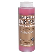 Gasoila Leak Tech Low Temperature Leak Detector with Dauber, 8 oz Bottle
