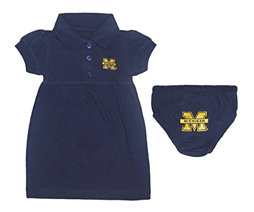 Creative Knitwear Baby Girl Michigan Polo Dress with Bloomer Set 12 Months