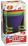Jelly Belly Silicone Cups and Swirl Straws