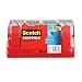 Scotch® Packaging Tape 3850-4RD, 1.88 Inches x 54.6 Yards, with Reusable Dispensers, 4-Pack
