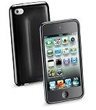 Cellular Line Silikon-H&uuml;lle, Folie und Tuch gl&auml;nzend f&uuml;r Apple iPod touch 4 schwarz