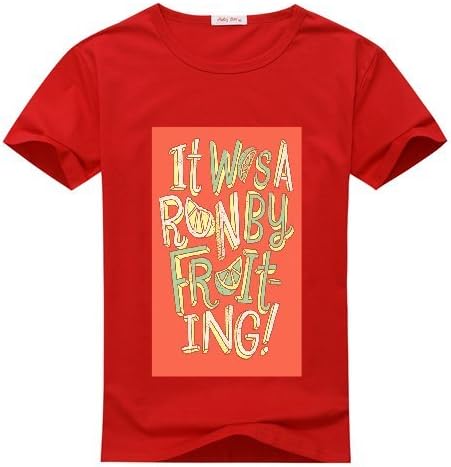 Funny Saying Mens T Shirts Typography It is a Runby Fruiting M Red