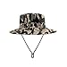 Bucket Hat Camo With String For Mens-Fishing Boonie Hats - UV-Resistant And Cool