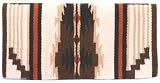 Mayatex Saddle Blanket - Wool Five Rivers - Cream and Chestnut
