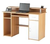 Albany Beech Effect Computer Desk Workstation