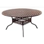 Darlee Series 30 Cast Aluminum Outdoor Patio Dining Table - 60 Inch Round - Antique Bronze