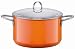 Silit 7-Quart High Casserole with Lid, Wild Orange