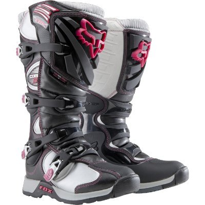 FOX COMP 5 WOMENS MX/OFFROAD BOOTS BLACK/PINK 6 On Sale