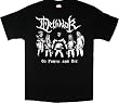 Metalocalypse Dethklok Go Forth and Die Black T-Shirt Tee