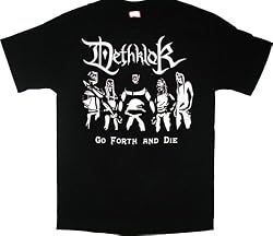 Metalocalypse Dethklok Go Forth and Die Black T-Shirt Tee