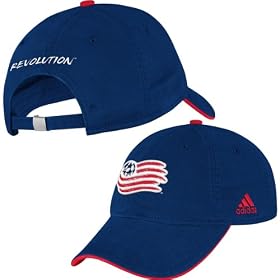 Adidas Mls New England Revolution Women's Slouch Adjustable Hat One Size Fits All