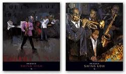Swing High and Low Set by Ana Perpinya 28"x27.5" Art Print Poster