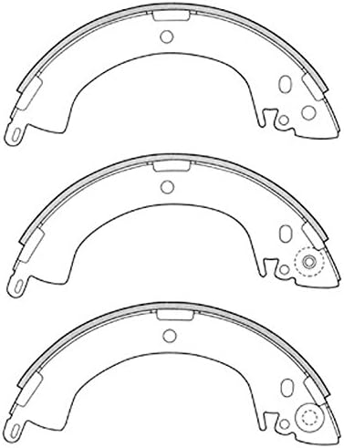 SB BS23664 - Japanese Manufactured, Premium Dust-less Brake Shoes