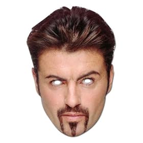 Masque de c�l�brit� George Michael - Pack de 10