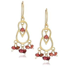 14k Yellow Gold Tourmaline Chandelier Earrings by Amazon.com Collection