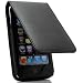 Premium Black Leather Folio Flip Case + Screen Protector for Apple Ipod Touch Itouch 2nd Generation 3rd Generation 2nd Gen 3rd Gen 8Gb 16GB 32Gb