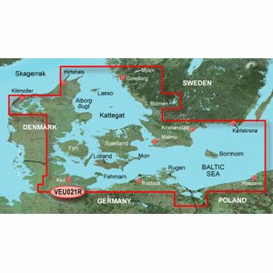 Garmin VEU021R - Denmark East & Sweden Southeast - SD Card