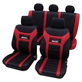 Sitzbezugset Universal Super-Speed rot 11-teilig Gr��e SAB 1 Variovon "Petex"