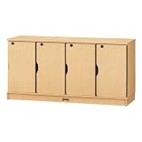 Jonti-Craft Baltic Birch Stackable Lockers - Single Stack