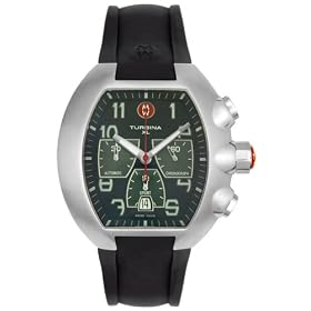 Click here to buy Michele Black Rubber Chronograph Watch by Michele.