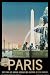 PARIS French Vintage Travel Poster (published by the French Railroad network)
