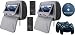 New Gray Color Pair of Headrest 7