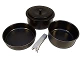 Yellowstone Non Stick 4 Piece Cook Set - Black