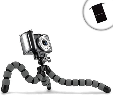 10" Portable , Flexible Tripod For DSLR , Micro Four Thirds , and Compact Digital Cameras - Works With Canon Cameras Including PowerShot SX700 , SX510 , SX260 , SX170 , Rebel T3i , ELPH 340 , S110 , and Many More! *Includes Bonus Accessory Bag and Microfiber Cleaning Cloth