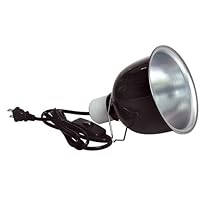 Zoo Med Mini Deep Dome Lamp Fixture with 5.5-Inch Dome, Black
