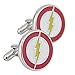 TAILUN Men's Wedding Cufflinks Super Hero Cufflinks (Flash)