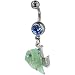 Belly Button Rings Blue Green Clown Fish Dangle Spring Fashion Belly Navel Ring Body Jewelry