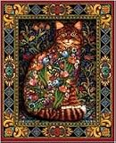 Tapestry Cat 1000 Piece Jigsaw Puzzle White Mountain