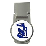 Matisse Blue Nude Money Clip (Round)
