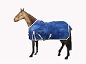 Monogram Navy Blue Mid Weight Stable Rug 6ft3