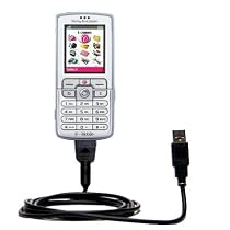 Classic Straight USB Cable for the Sony Ericsson D750 D750i with Power Hot Sync and Charge capabilities - Gomadic Brand w/ TipExchange Technology