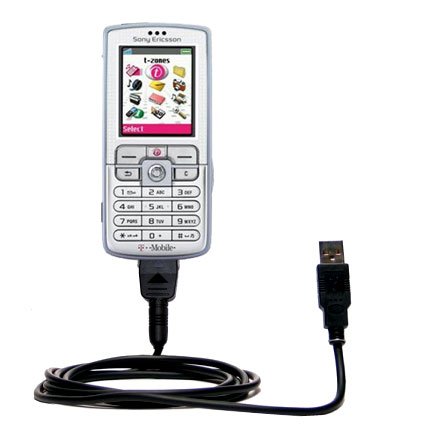 Classic Straight USB Cable for the Sony Ericsson D750 D750i with Power Hot Sync and Charge capabilities - Gomadic Brand w/ TipExchange Technology