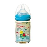 (ピジョン)Pigeon 母乳実感 哺乳びん プラスチック PPSU 160ml スター柄[00343]