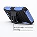 iPhone 5C Case, i-Blason Apple iPhone 5C Prime Series Dual Layer Holster Case with Kick Stand and Locking Belt Swivel Clip for iPHone 5C (Blue)