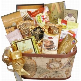 Old World Charm Gourmet Food and Snacks Gift Basket