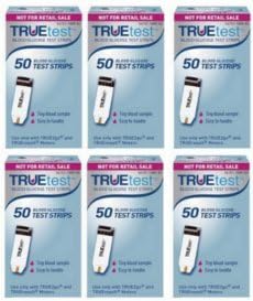 Truetest Blood Glucose Test Strips, 300ct.