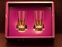 Gordon Ramsay by Royal Doulton Crystal Shot Glasses, Set of 2