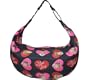 I Love Lucy Signature Product Women's I Love Lucy Small Hobo,Black/Hearts