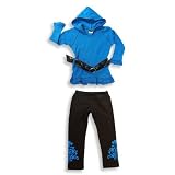 Rubbies - Girls Long Sleeve Pant Set, Turquoise, Brown