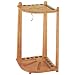 Sterling Deluxe Corner Cue Rack, Solid Oak, 10 Cue