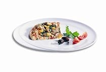 Domestic 920827 Orto Porzellan Pizzateller 2-er Set und 30cm weiss